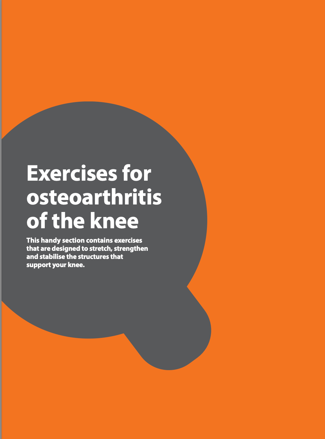 Osteoarthritis Knee Exercises - Ebook